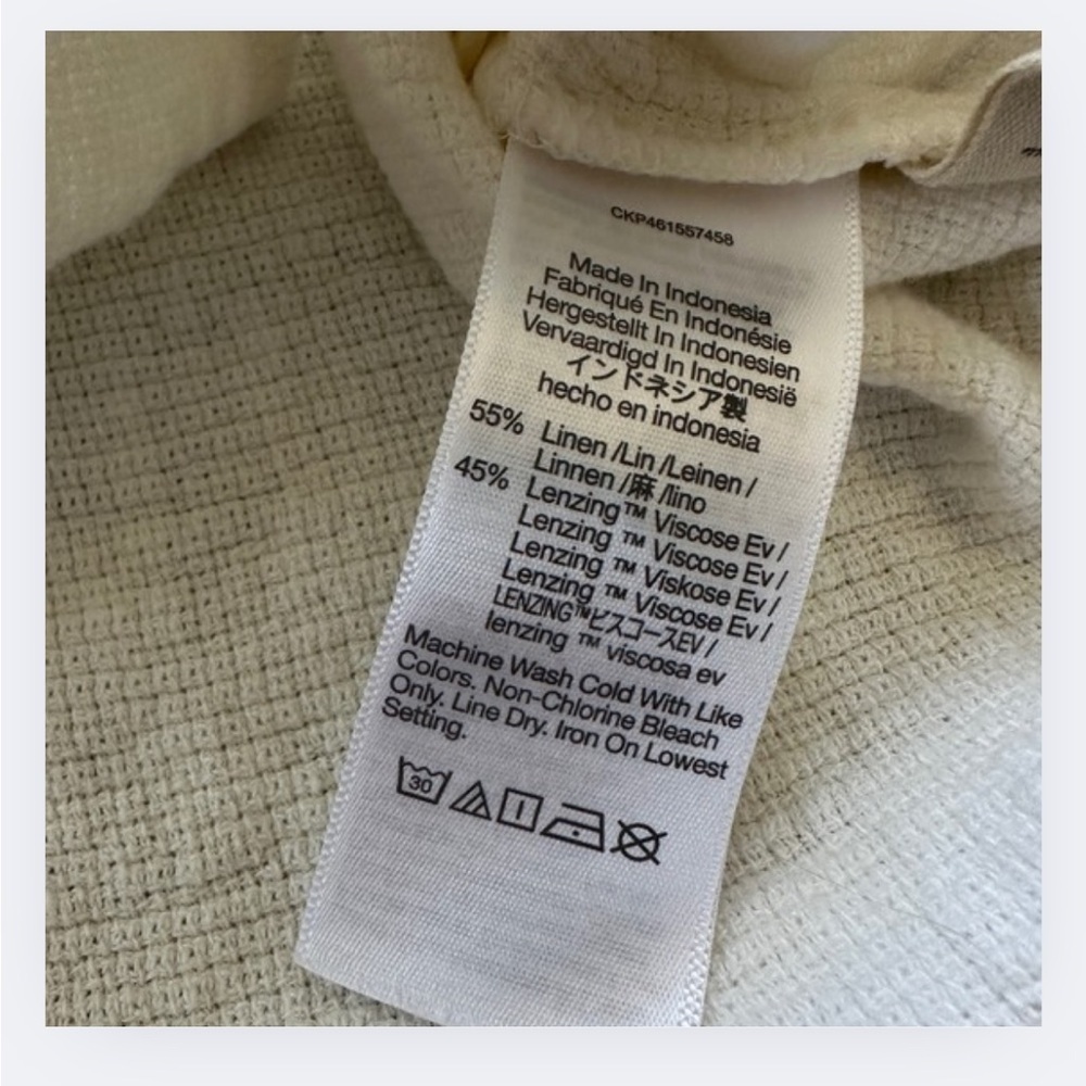 Madewell Breezewoven Cropped Beachside Top – Size M - Picture 4 of 5